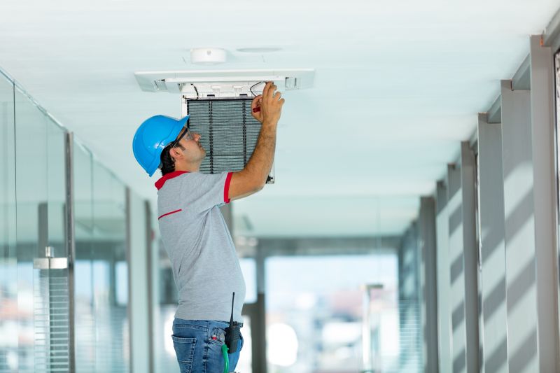 Central Ac Installation detail