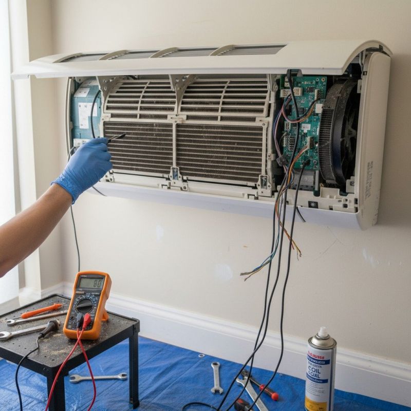 Minisplit Heat Pump Repair detail